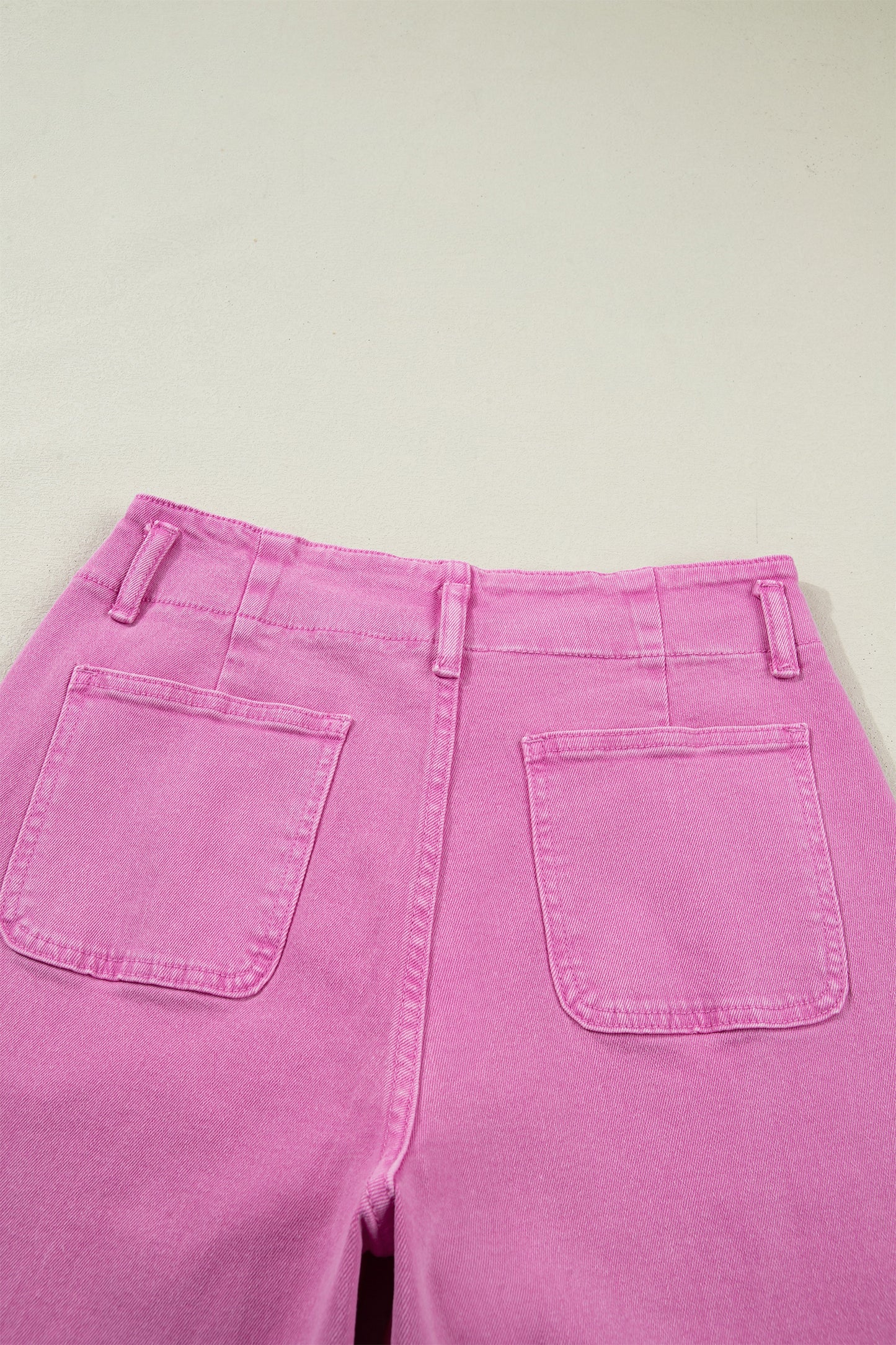 Black 2-Button High Waist Flared Bottom Jeans