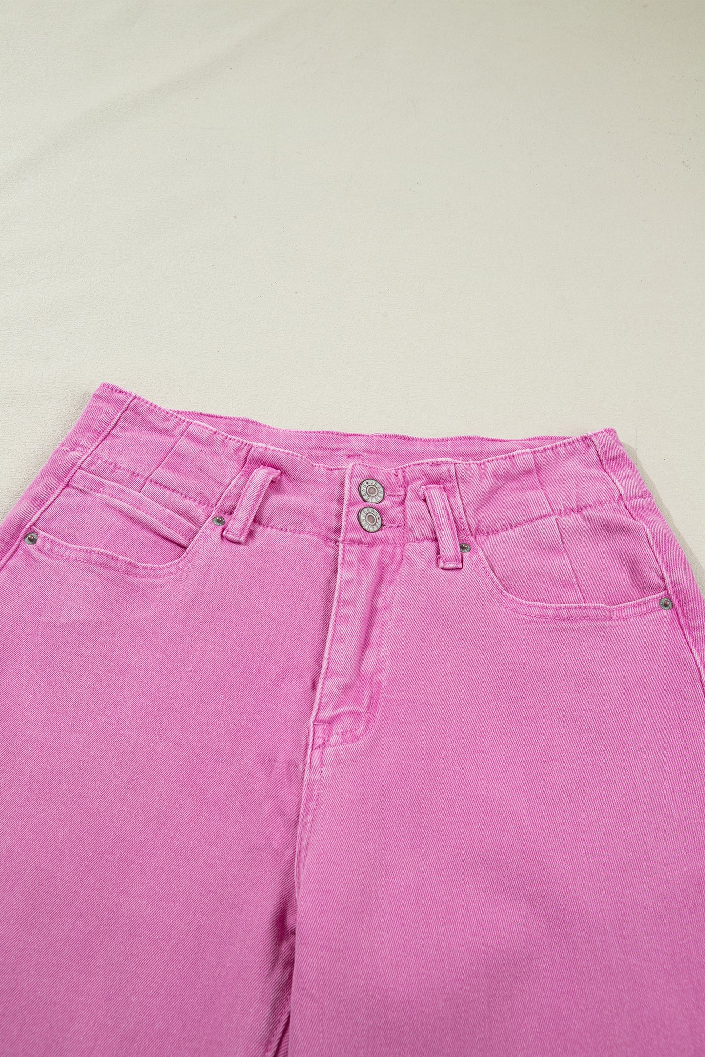 Black 2-Button High Waist Flared Bottom Jeans